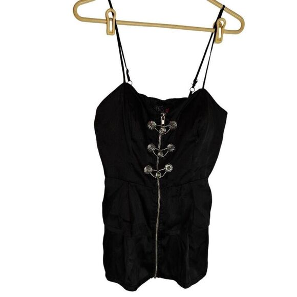 Te Amo Corset Style Grunge Punk Blouse - Picture 1 of 6